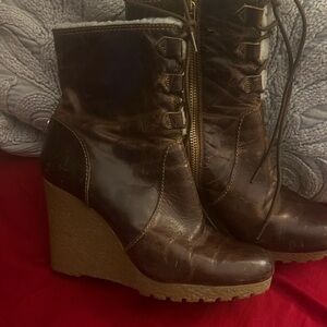 Michael Kors wedge bootie